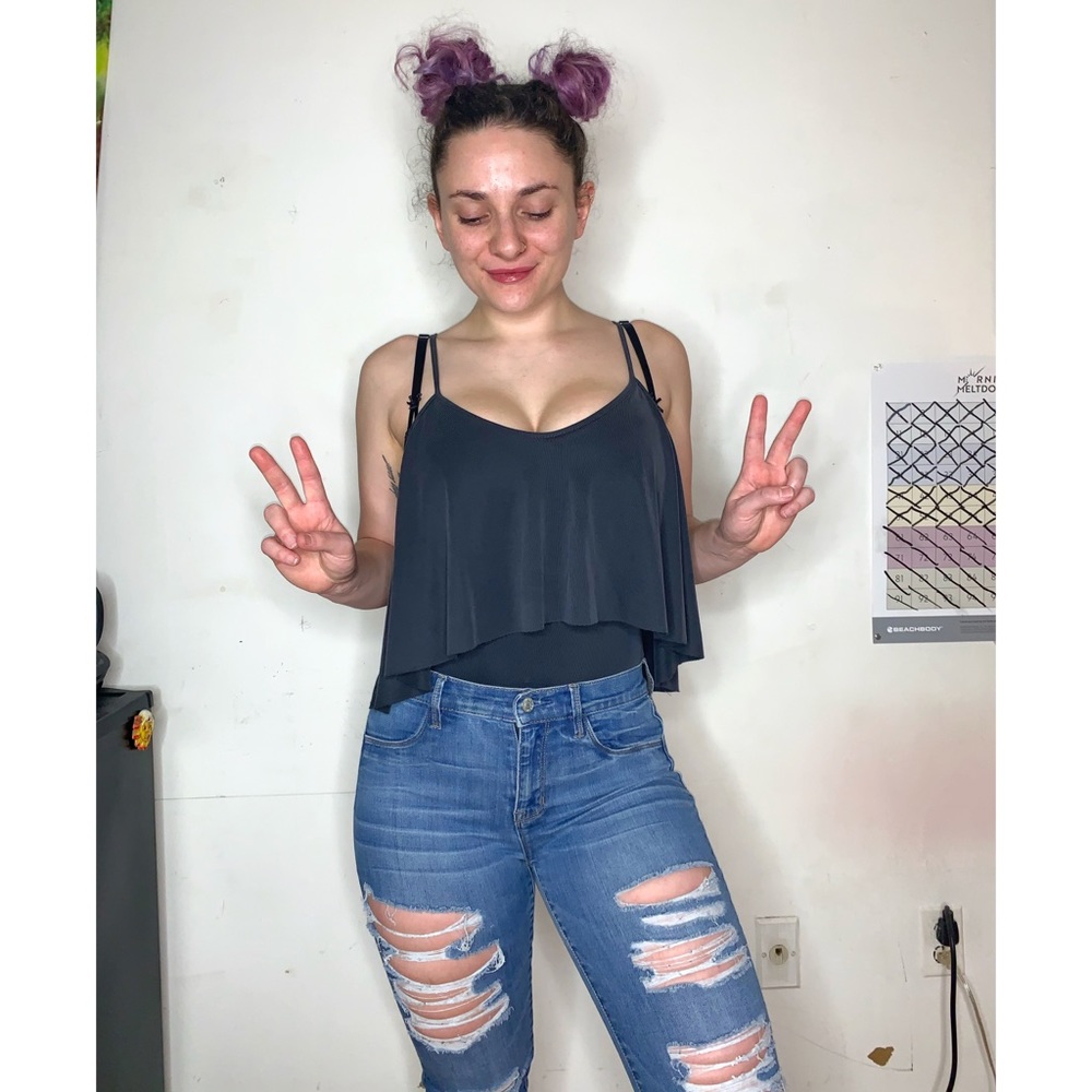 Pacsun Flowy Bodysuit